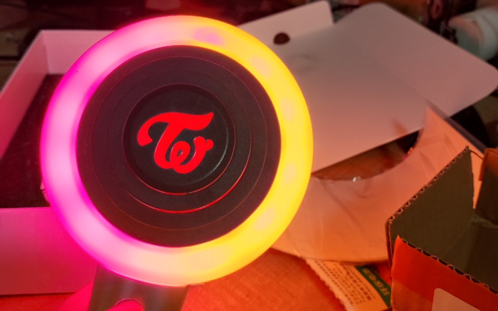 twice应援棒到了【好亮】