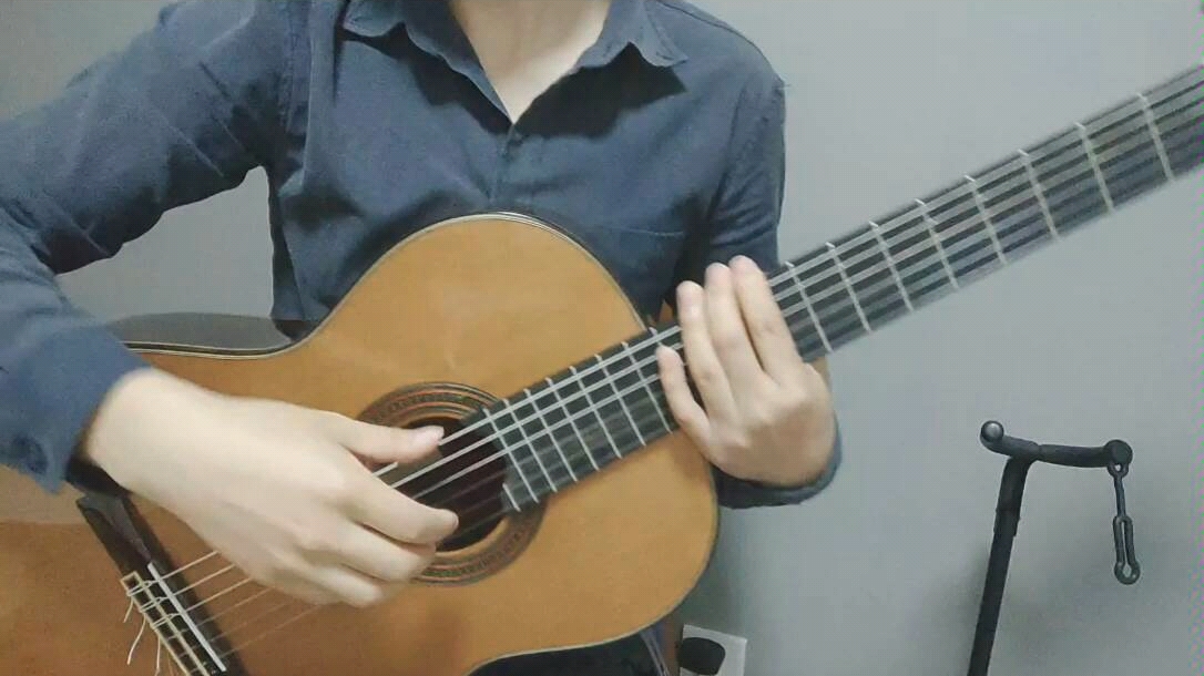 [图]古典吉他名曲《泪》教学讲解