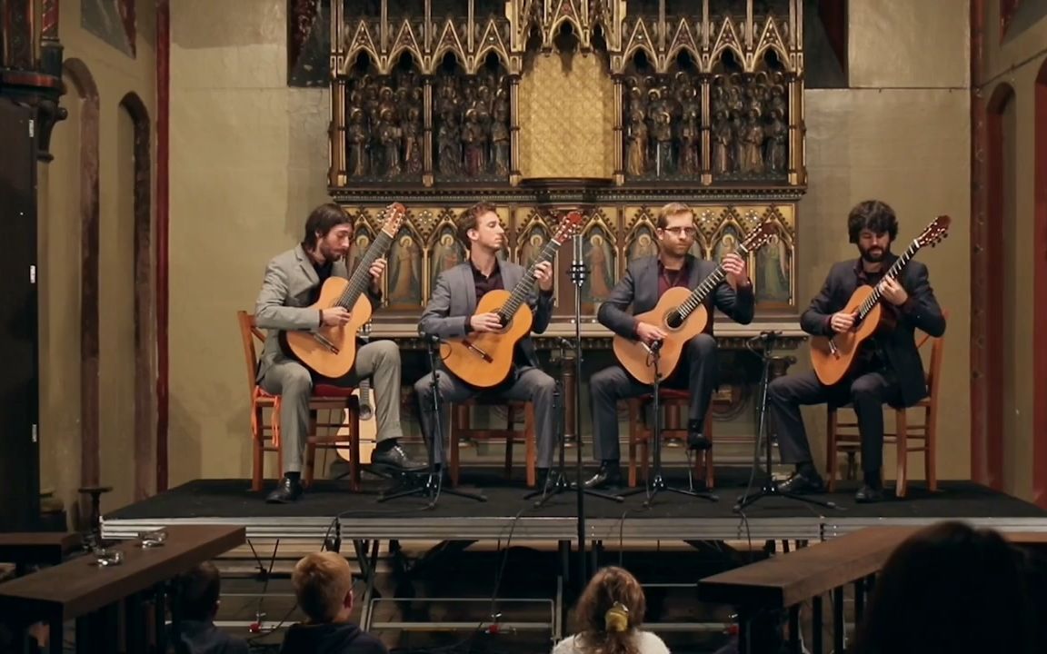 古典吉他四重奏 拉赫玛尼诺夫 d大调前奏曲_哔哩哔哩 (゜-゜)つロ