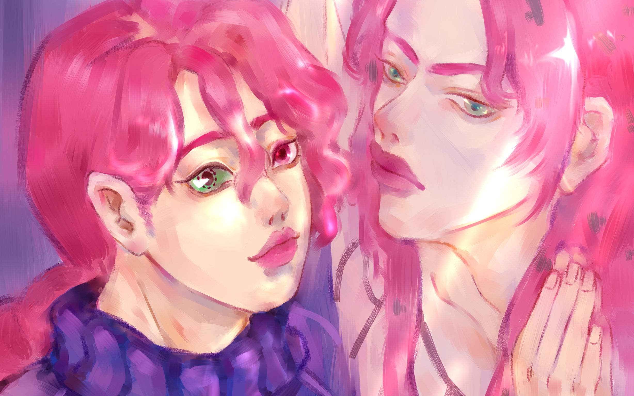 活动作品板绘厚涂多比欧和迪亚波罗哒