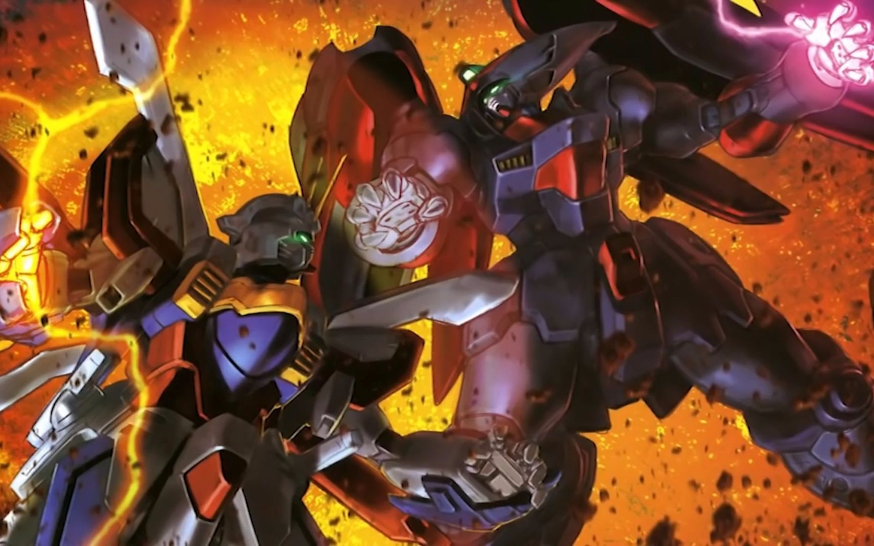 机战招式历史集-神高达:爆裂神掌&合体技(1995-2019)