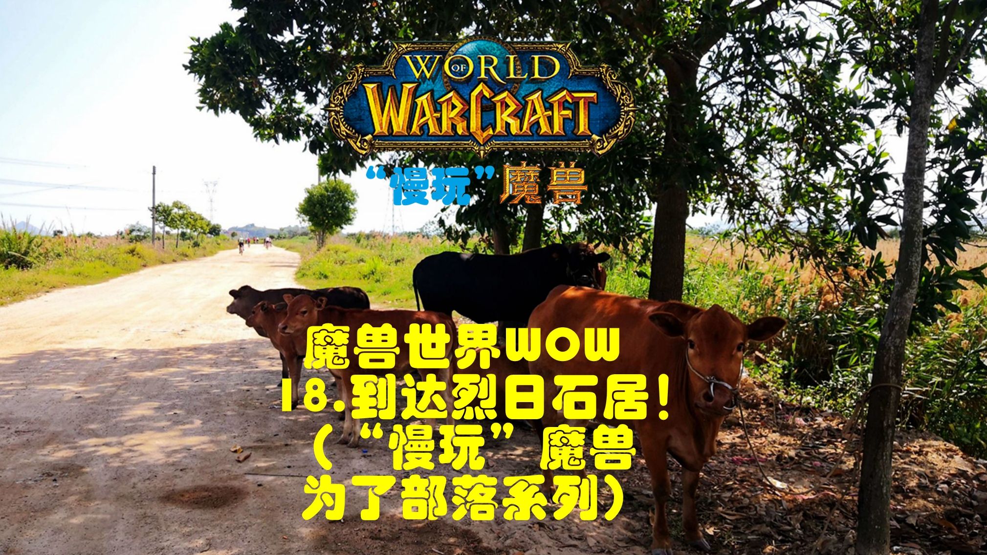 魔兽世界WOW18.到达烈日石居!(“慢玩”魔兽为了部落系列)单机游戏热门视频