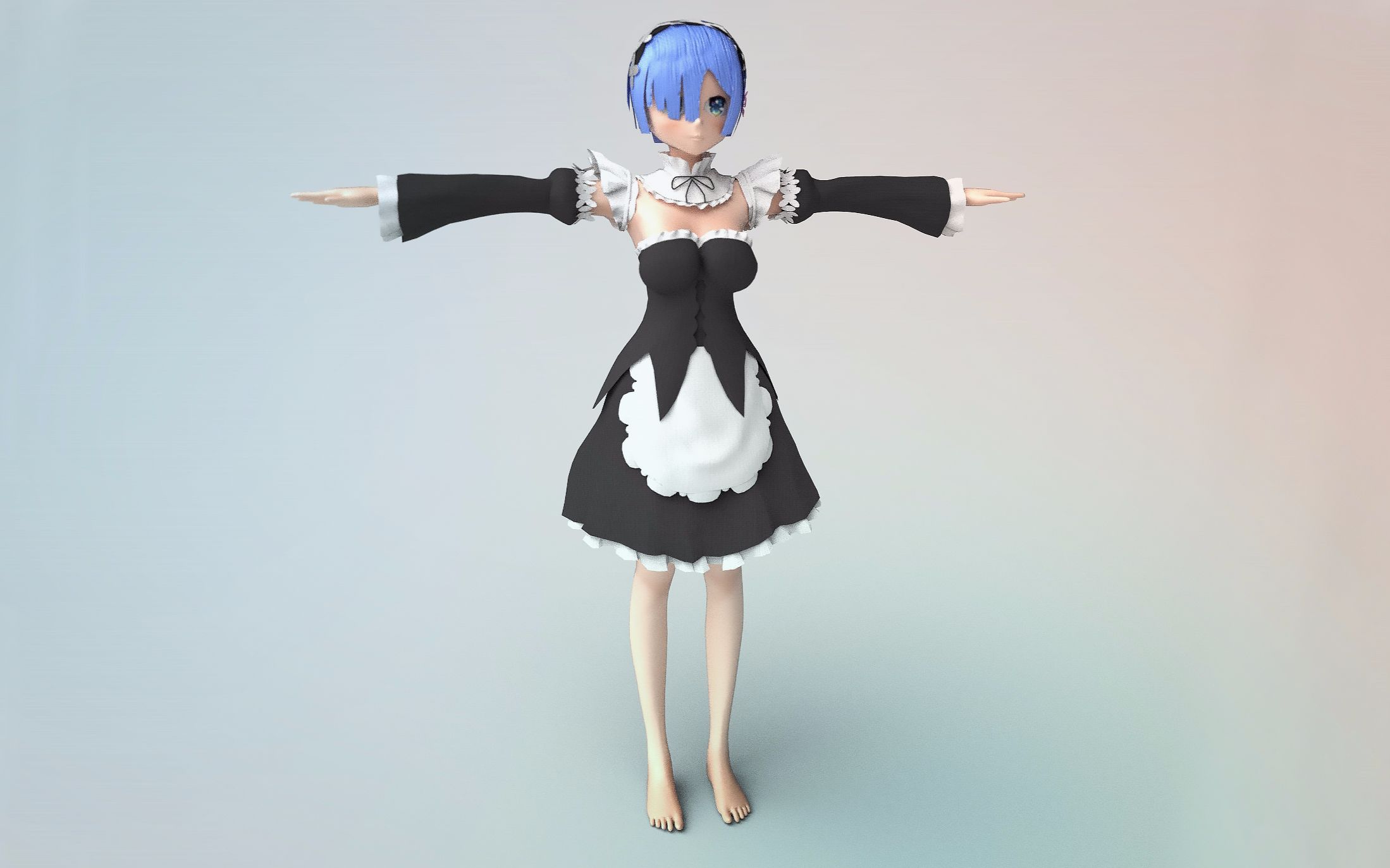 从零开始的雷姆3d建模