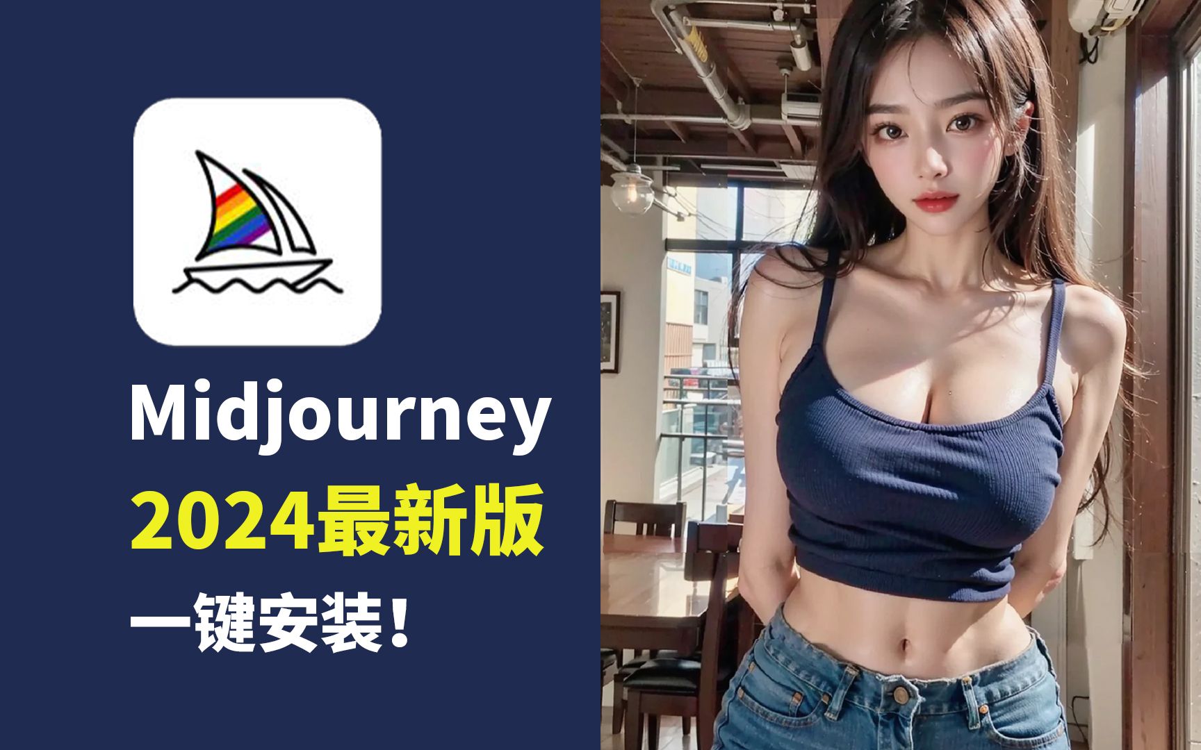 【2024版】midjourney注册安装入门,最新Midjourney安装使用教程,三分钟手把手教会,非常简单!哔哩哔哩bilibili