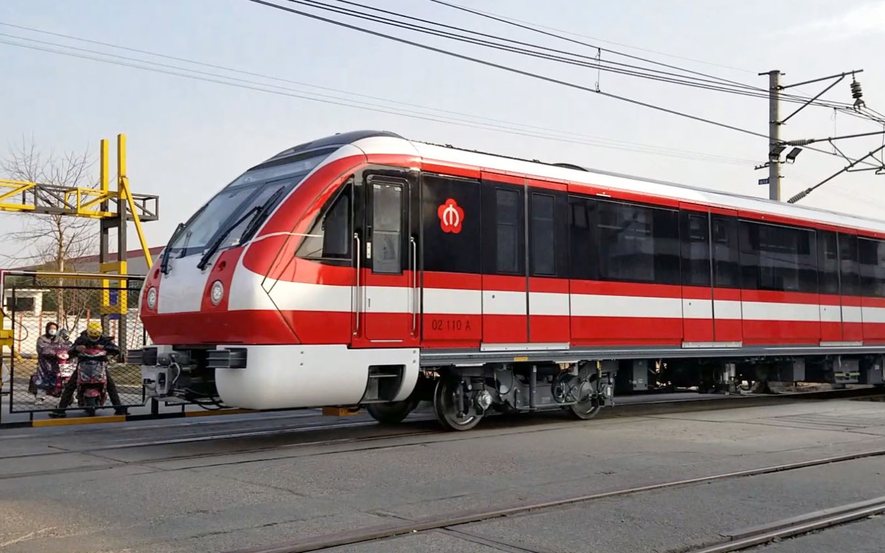 南京地铁2号线马群~下马坊后方展望望(已运行)