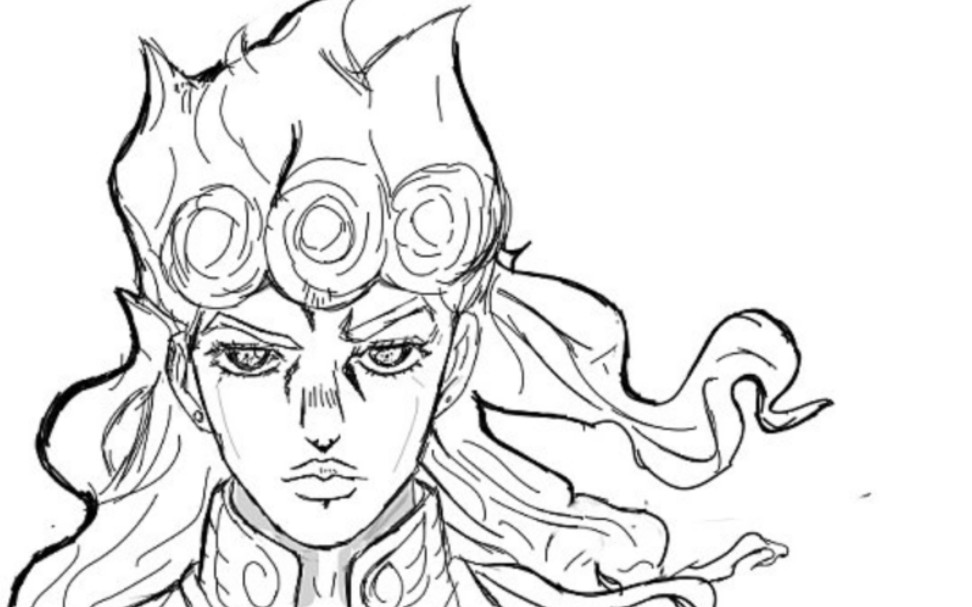 临摹了一张散发茸茸 木大木大木大木大!_哔哩哔哩_bilibili