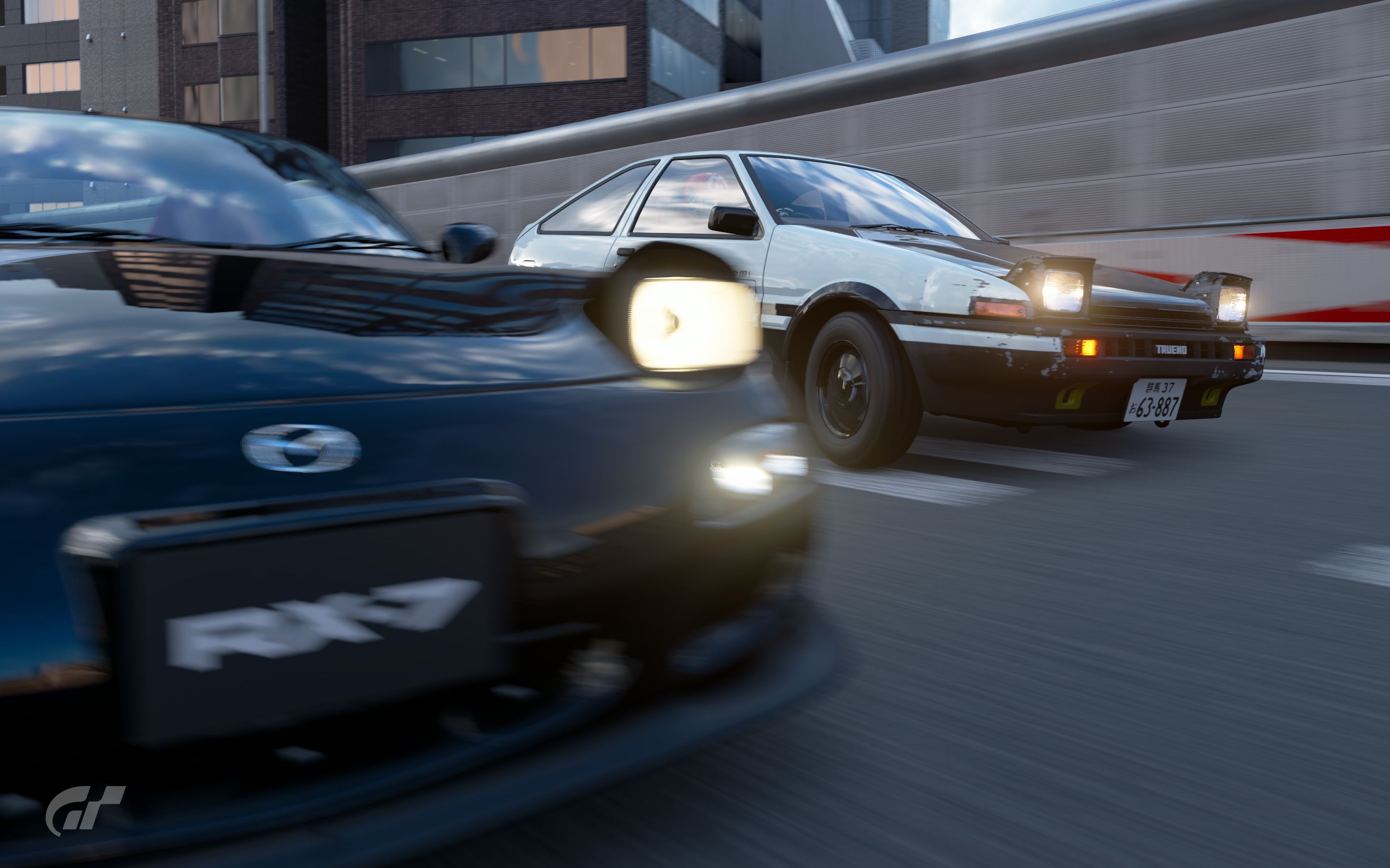 【gtsport】ae86首都高碰碰车打败马力比自己大的对手_哔哩哔哩_bili