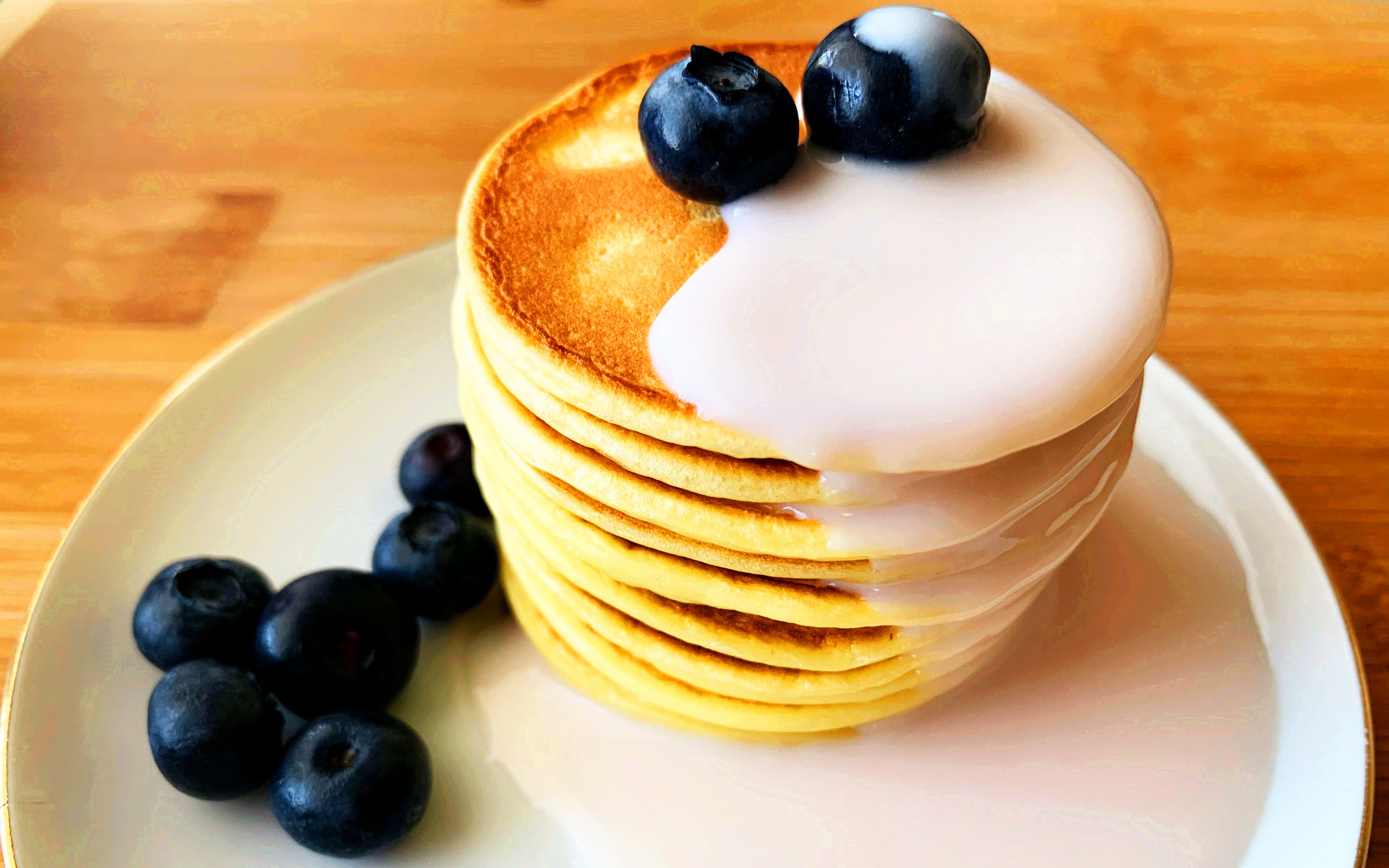 早餐酸奶小煎饼,实在太简单了,一学就会,一做就