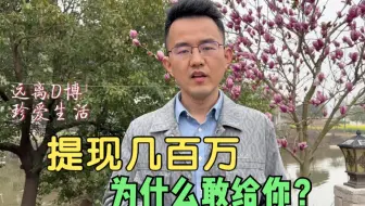 网赌有人赢过几百万，居然提现成功了，这是为什么？