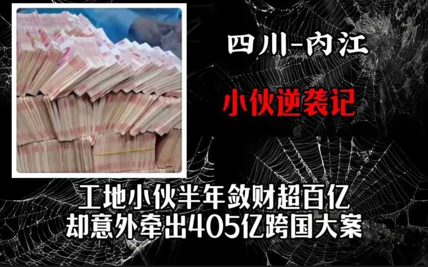 小伙逆袭记:工地小伙半年敛财超百亿,却意外牵出405亿的跨国大案哔哩哔哩bilibili