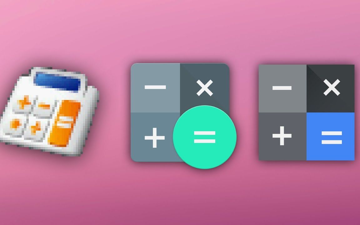 Android 图标发展史  计算器哔哩哔哩bilibili