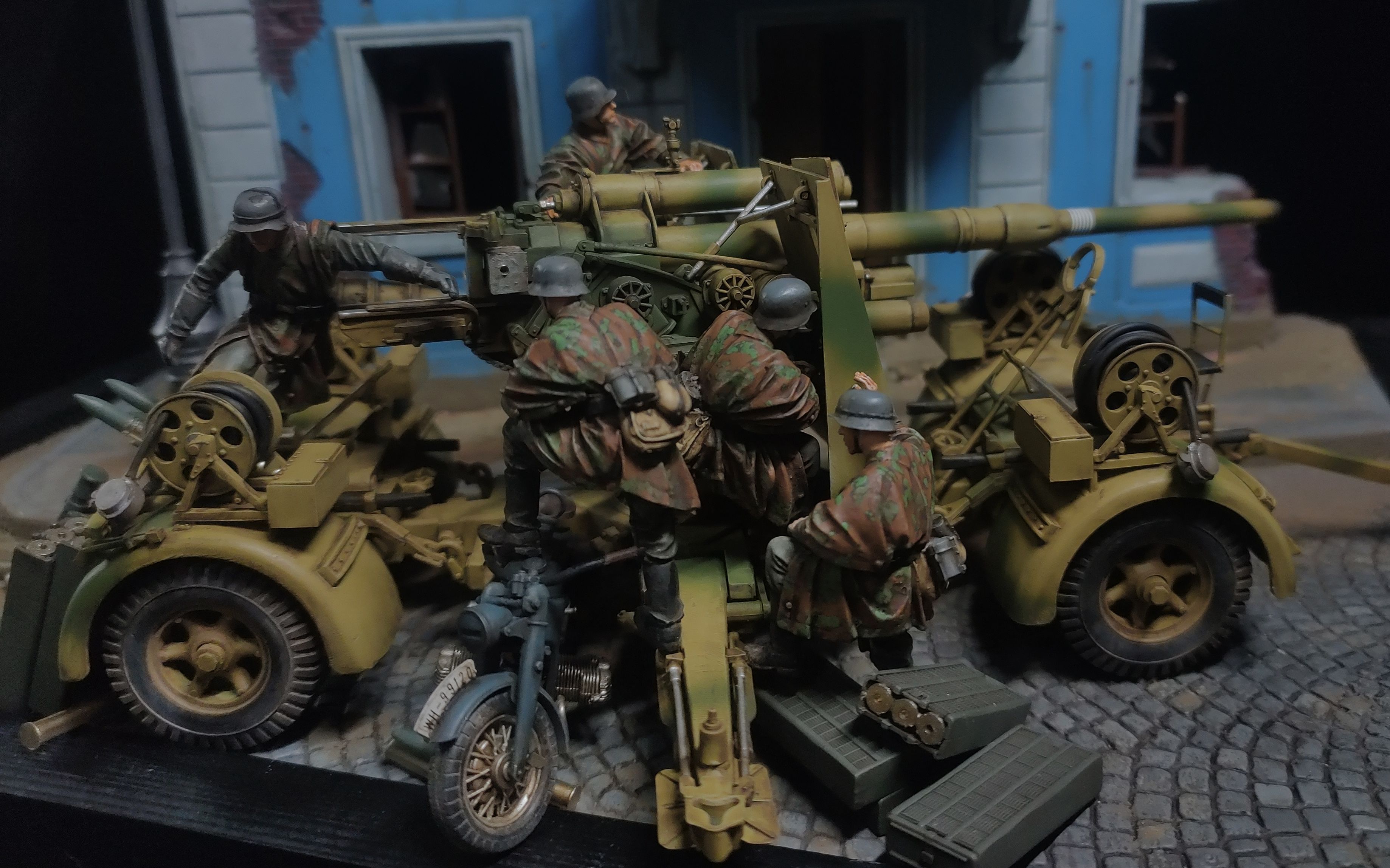 模型制作-凑巧反一切炮-88毫米防空炮-田宫 35017