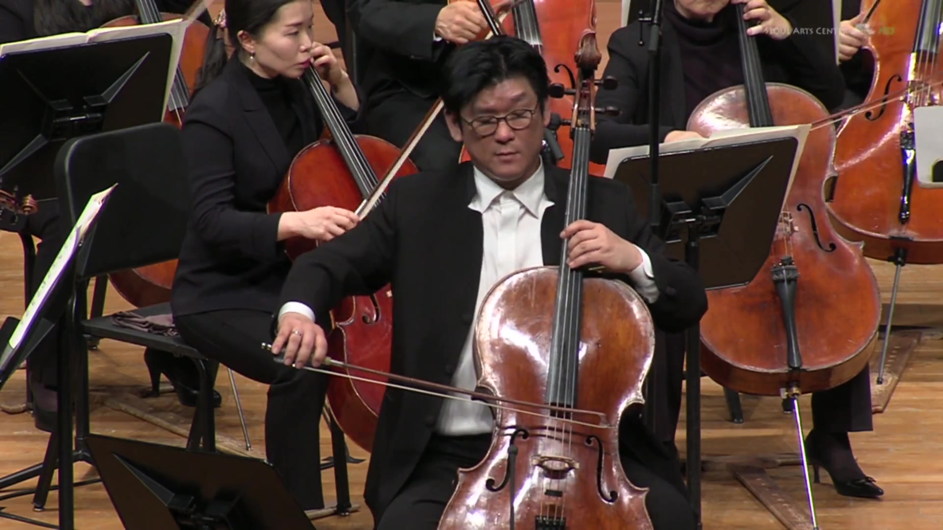 [图][第27届韩国交响音乐节-全州市立交响乐团]约翰内斯·勃拉姆斯-A小调小提琴和大提琴双重协奏曲, 作品.102·第三乐章(指挥·姜石熙)