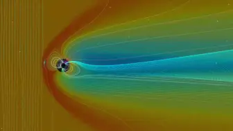 Download Video: 1859年卡灵顿太阳风暴事件地球磁场变化仿真