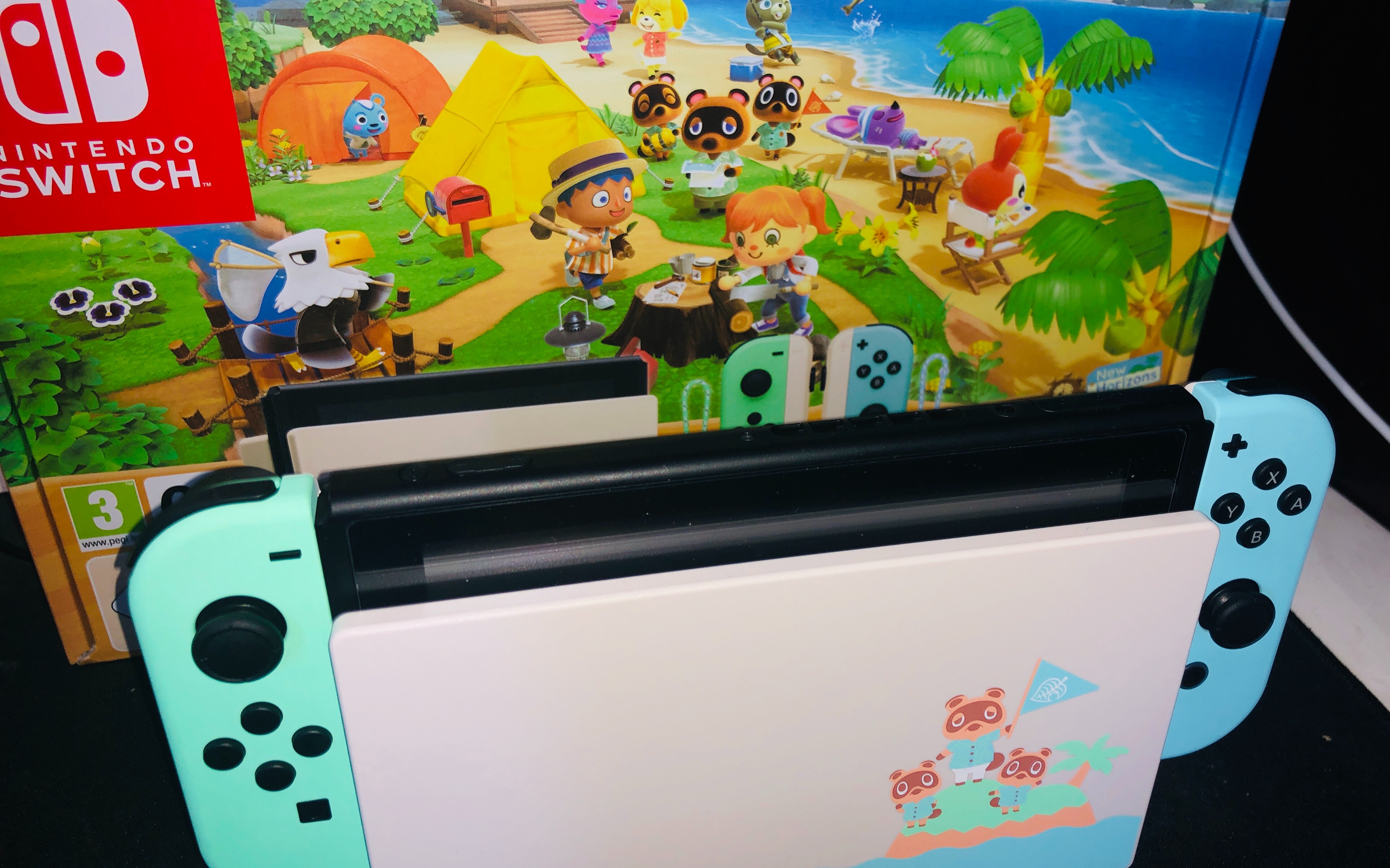 动森限定版switch开箱视频,为我的学生生涯画上句号.