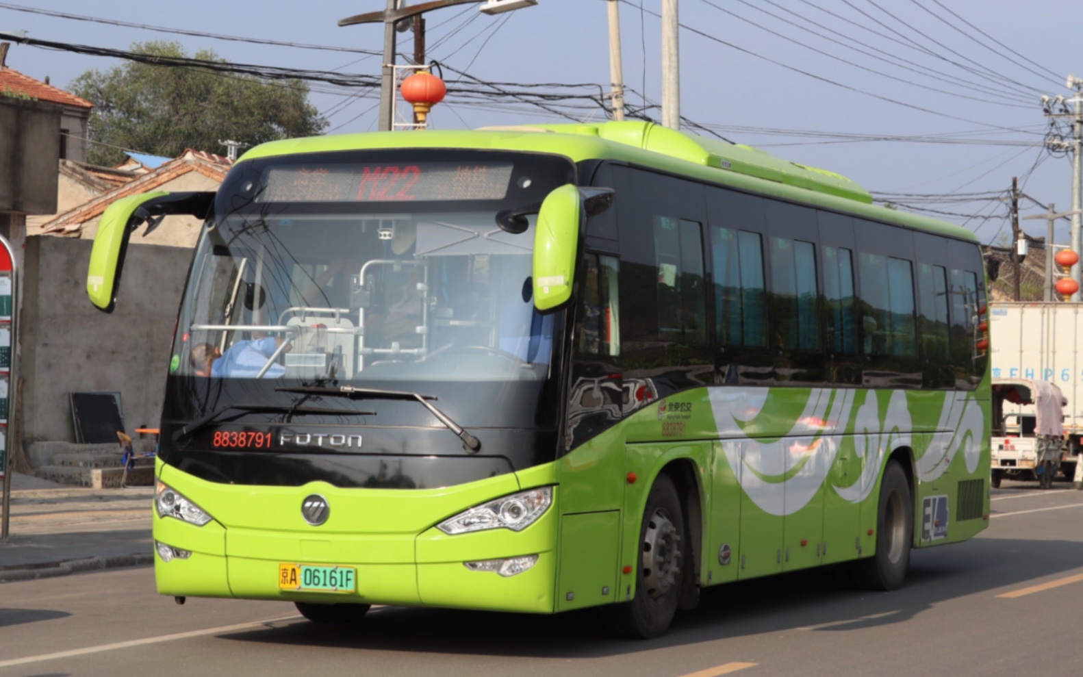 全线通车·深山重生|北京公交客八m22路 地铁苹果园站→斋堂公交场站