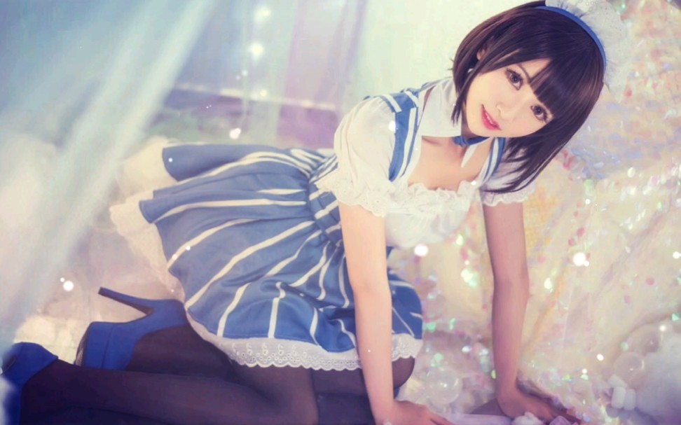 cos系列小屁股翘翘加藤惠女仆装cosplay