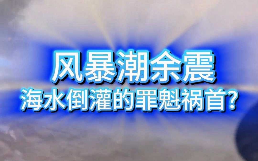 风暴潮余震,是海水倒灌的罪魁祸首吗?哔哩哔哩bilibili