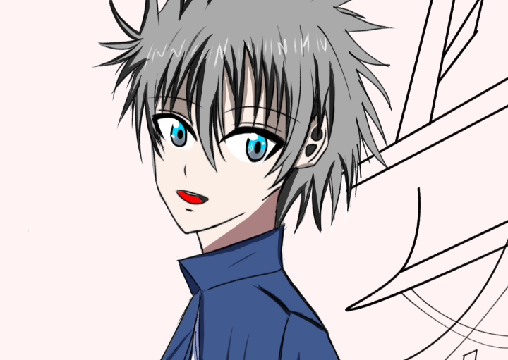 上条当麻绘画过程