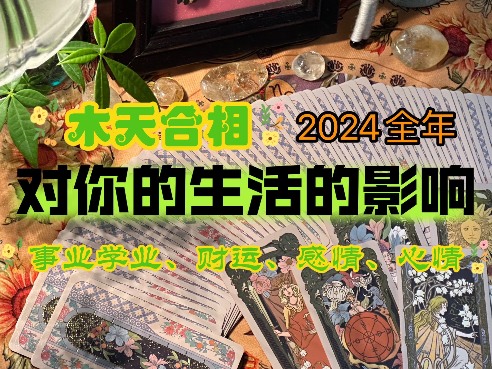 【海布莱塔罗】请务必抓准时机!!木天合相对你2024年运势的影响与改变?建议?(大众占卜|不限关系|timeless)哔哩哔哩bilibili