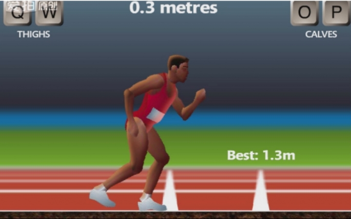 【米饭解说】《QWOP》似魔鬼的步伐!我已分裂!!哔哩哔哩bilibili