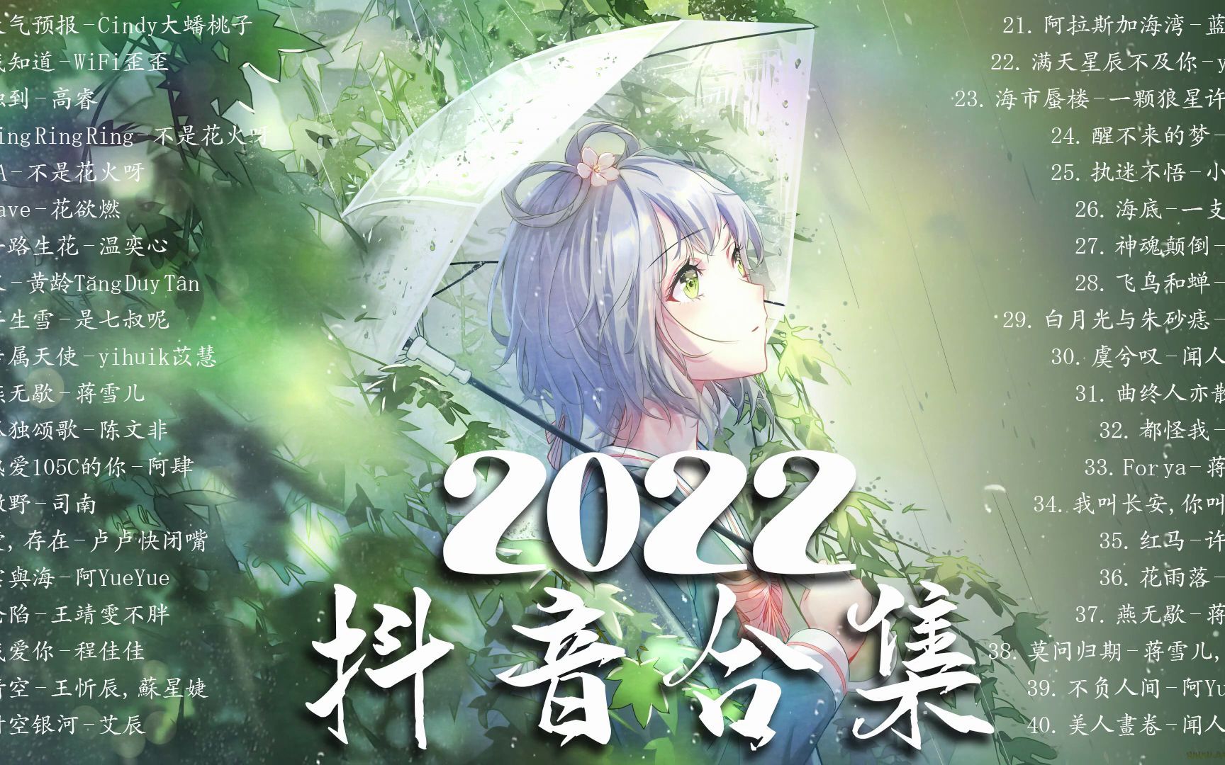 2022的40首最好听的歌 𐟎砮Š2022年抖音最火流行歌曲推荐  抖音神曲2022 ~哔哩哔哩bilibili