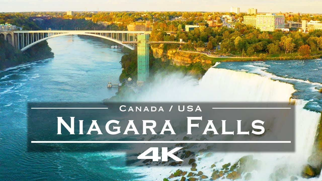 【4K航拍】加拿大/美国 尼亚加拉大瀑布 Niagara Falls, Canada 𐟇谟‡栕SA 𐟇𚰟‡𘥓”哩哔哩bilibili