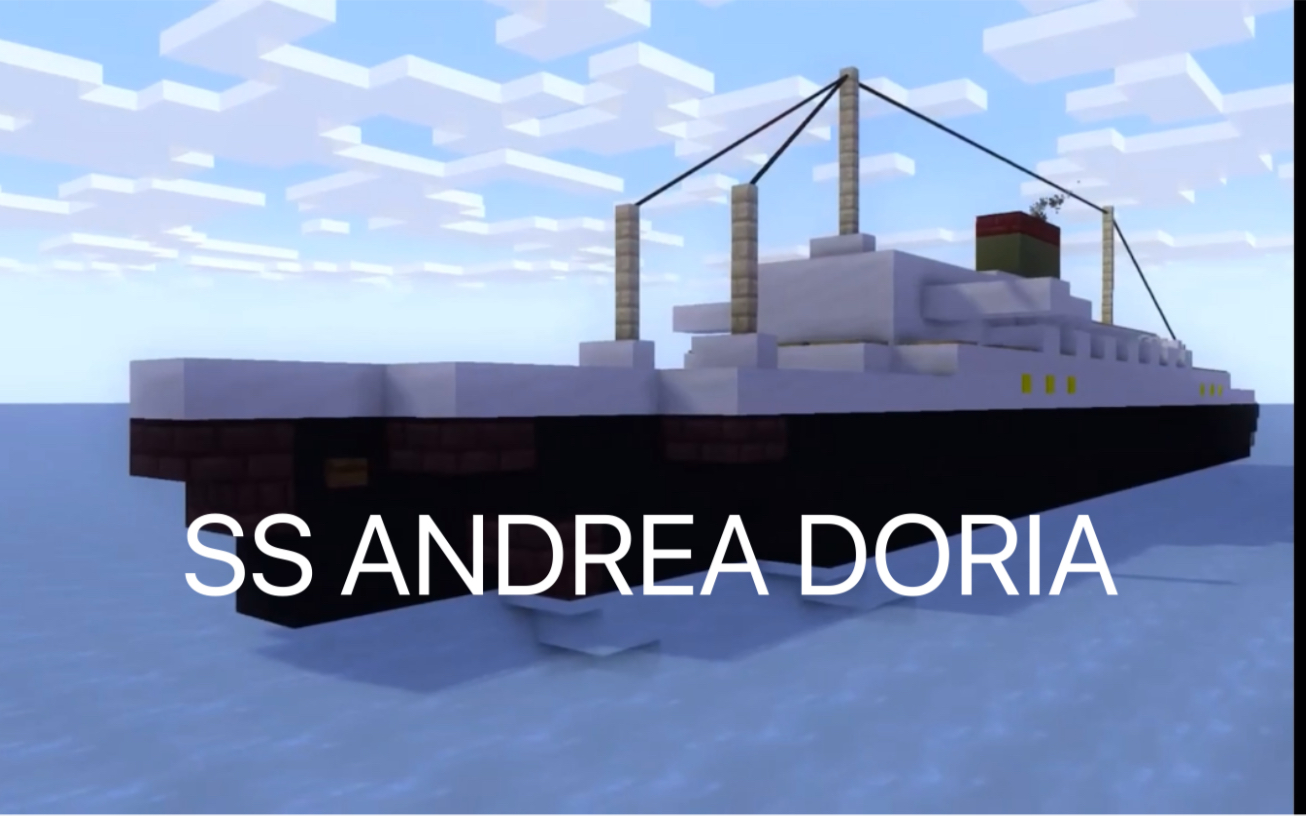 [图]我的世界动画—SS ANDREA DORIA的沉没