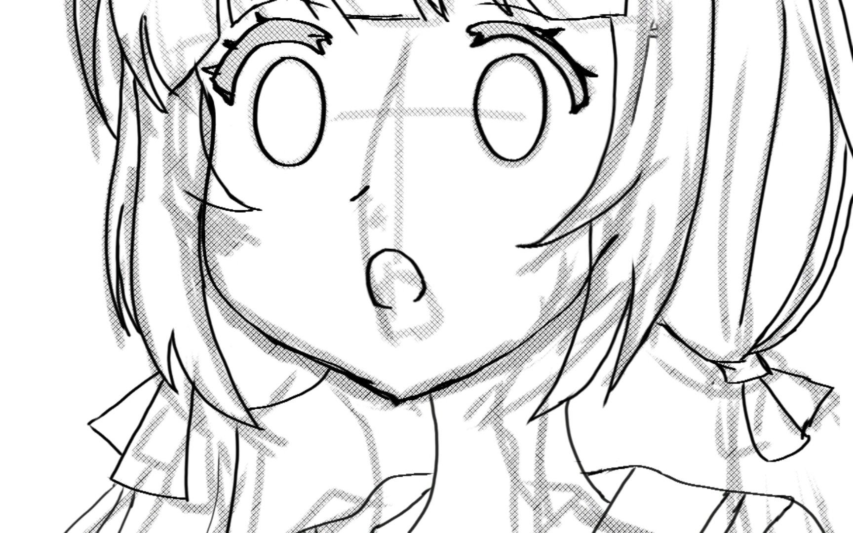 【画世界pro|指绘】初次画稿,有无大佬指点指点