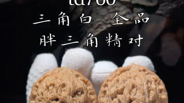 td760 三角白40/42/36 42克全品胖三角精对#499💰#白狮子核桃#白狮子