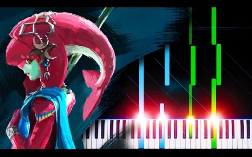 塞尔达传说旷野之息米法主题曲用钢琴怎么弹