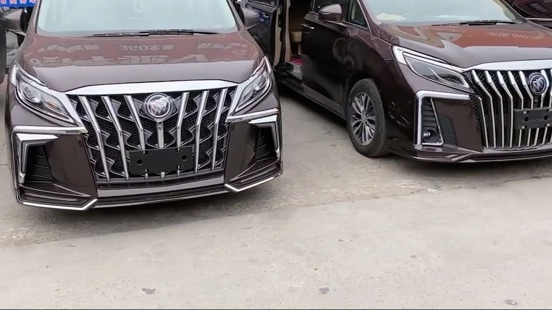 gl8改装雅典娜三种前脸效果你喜欢那个