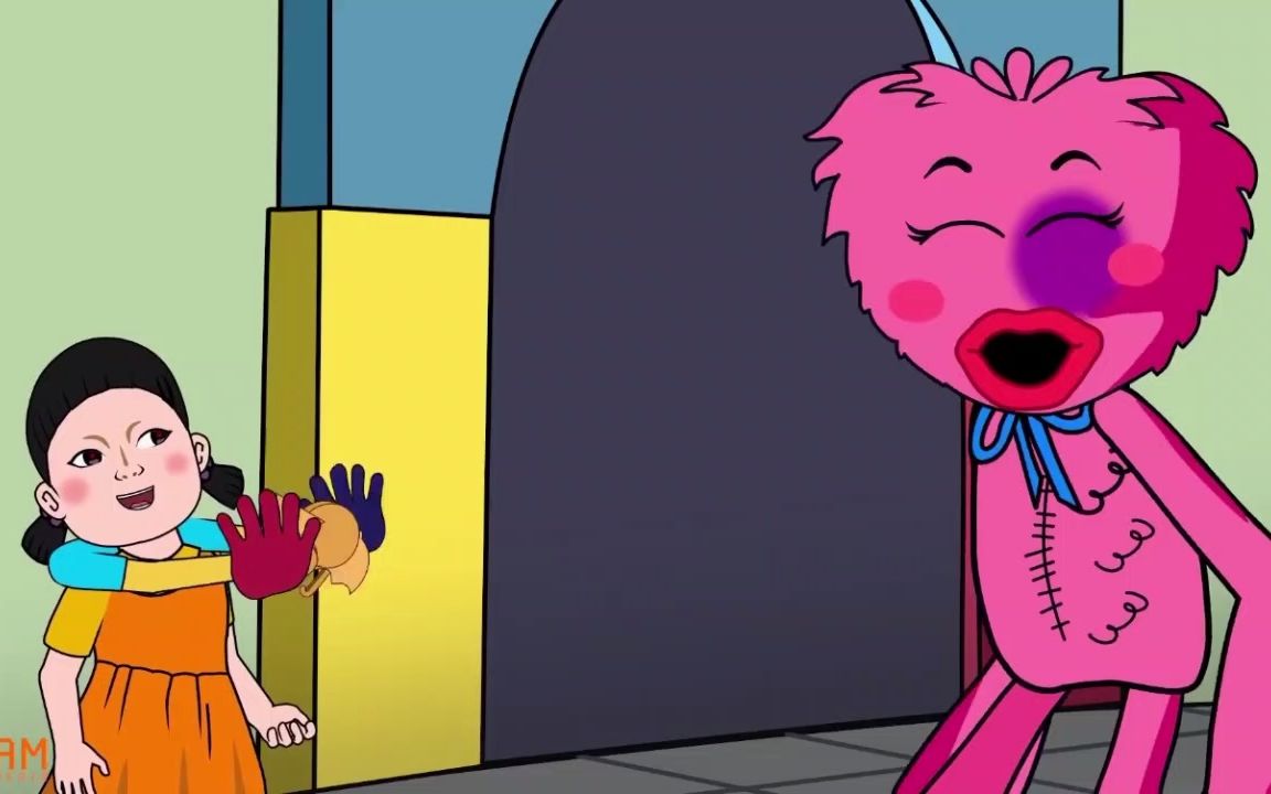 poppyplaytimehuggywuggybaby和家人在一起很开心