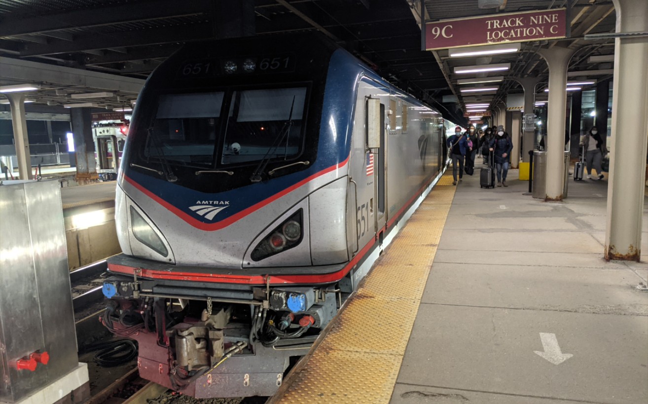 2021-11-07 美铁amtrak 东北区域号 northeast regional 88次 (诺福克