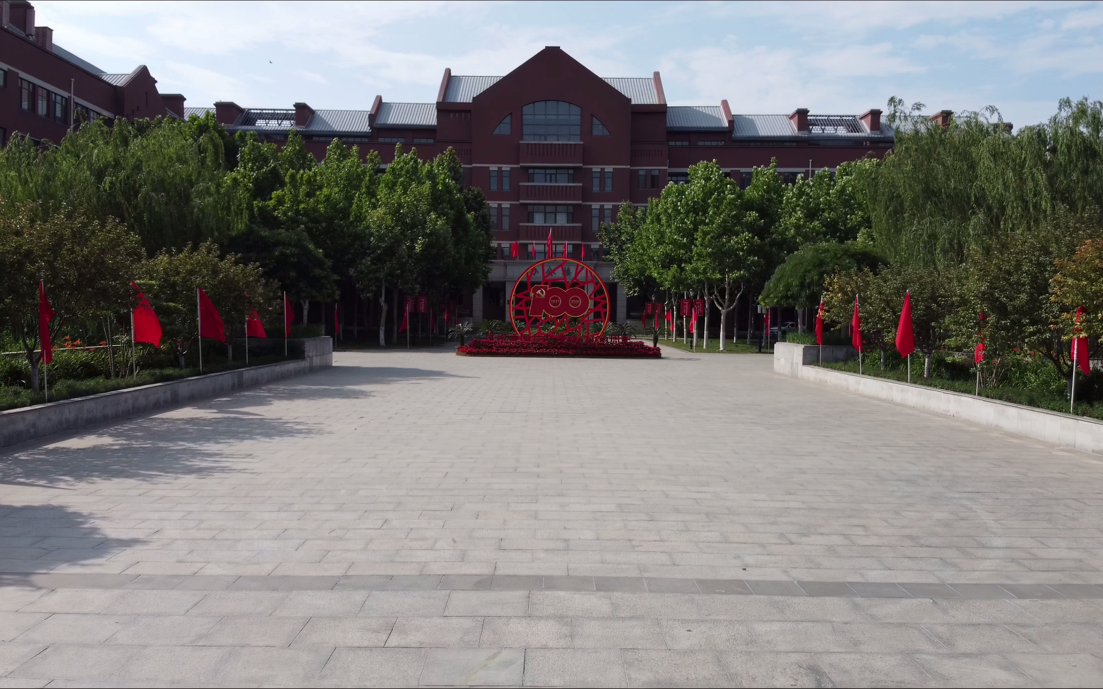 天津市机电工艺技师学院航拍
