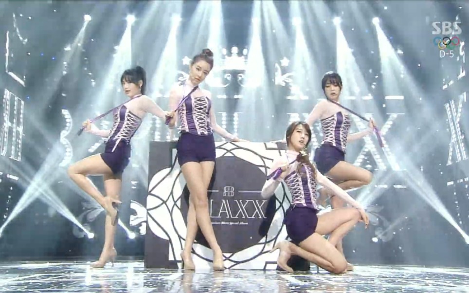 [图]<140202 SBS 人气歌谣> Rainbow Blaxx - Cha Cha