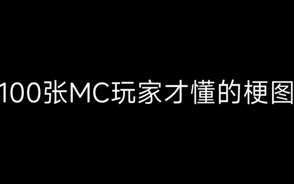 100张MC玩家才懂的梗图哔哩哔哩bilibili