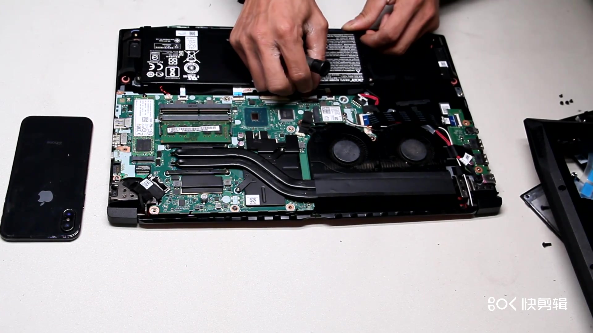 宏基n17c1拆机教程 笔记本diy水冷 【冰河水冷】