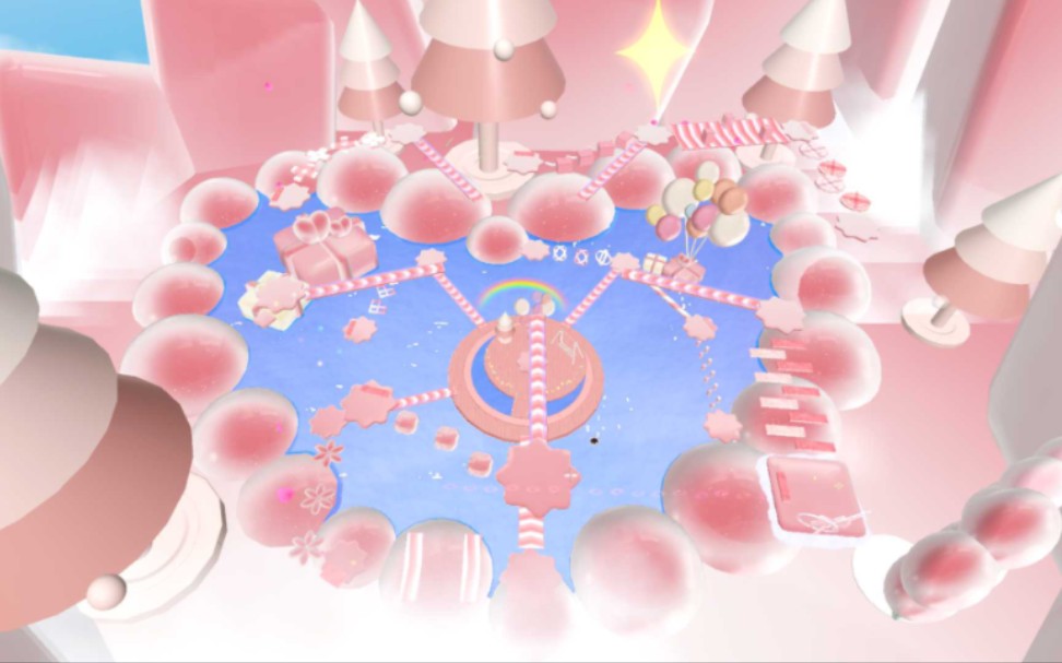 《小食糖记》蛋仔派对跑酷地图.粉色系跑酷地图,非常休闲的一张图,要把小零食抱到传送带上然后运到下面去,地图是爱心型的构成.哔哩哔哩bilibili