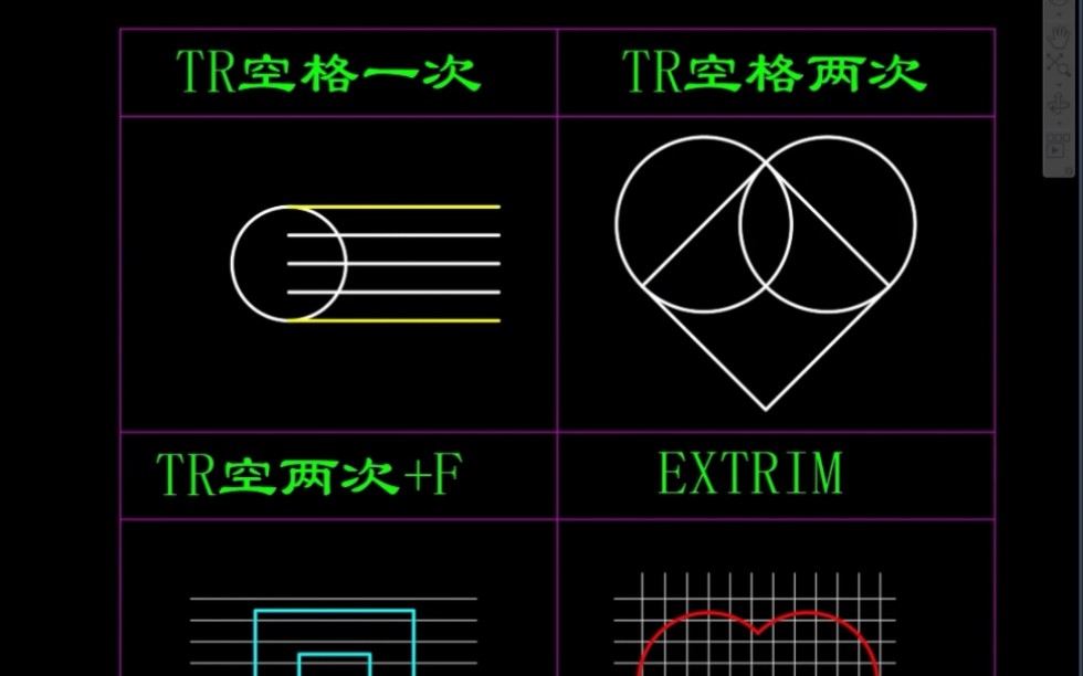 CAD修剪命令你会用吗哔哩哔哩bilibili