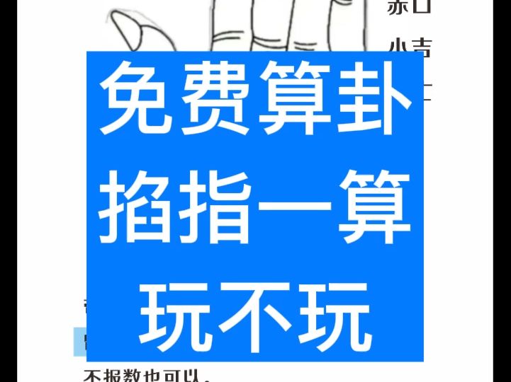 免费算卦哔哩哔哩bilibili