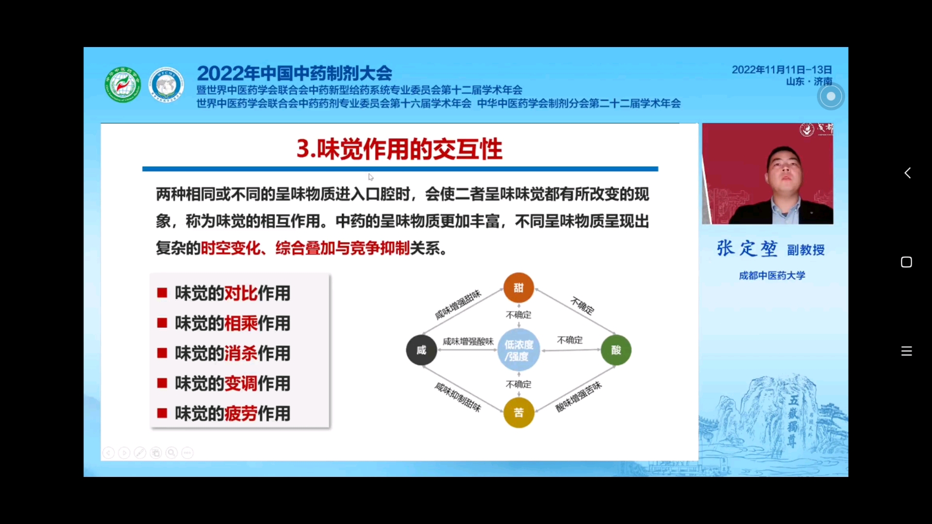 中药制剂大会张定堃中药制剂苦涩味掩味技术初步研究哔哩哔哩bilibili