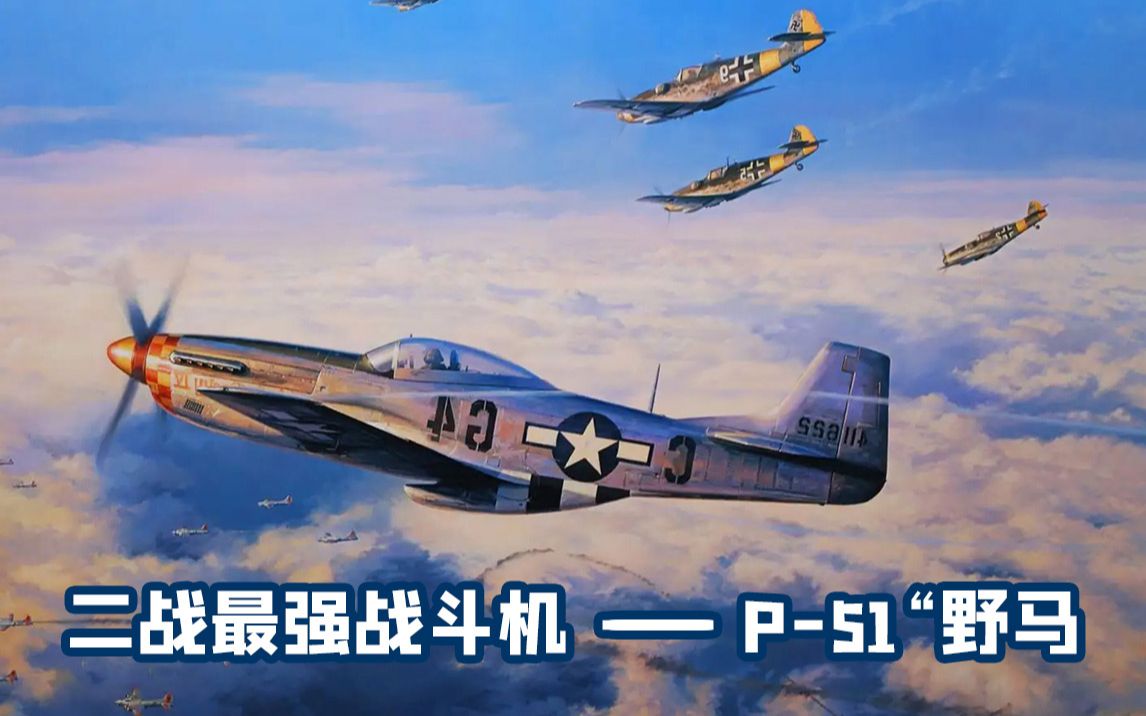 [图]二战最强战斗机之王 — P-51“野马”战斗机