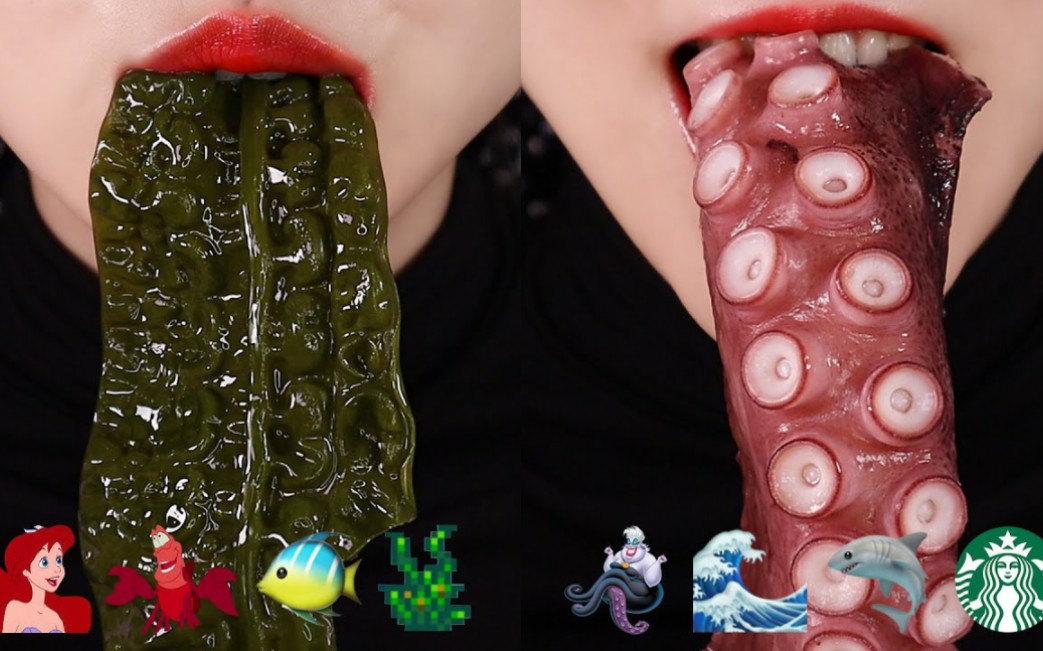 【choa】tiktok-emoji第10弹美人鱼系列 吃播咀嚼音