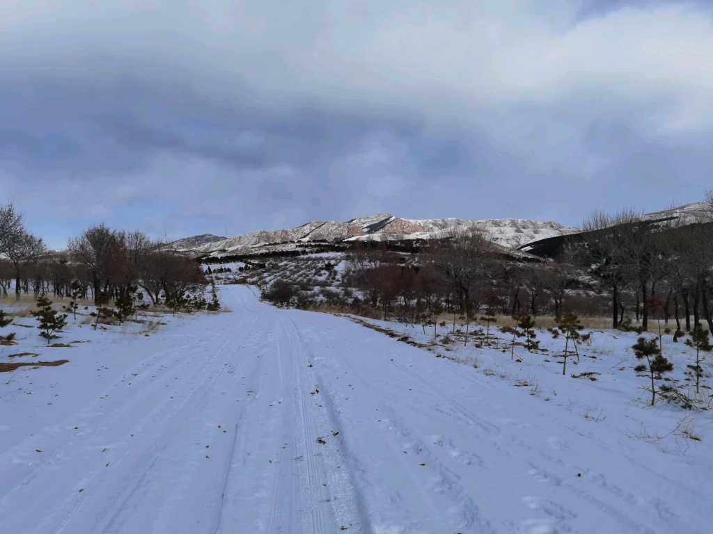 雪后大同采凉山风景哔哩哔哩bilibili