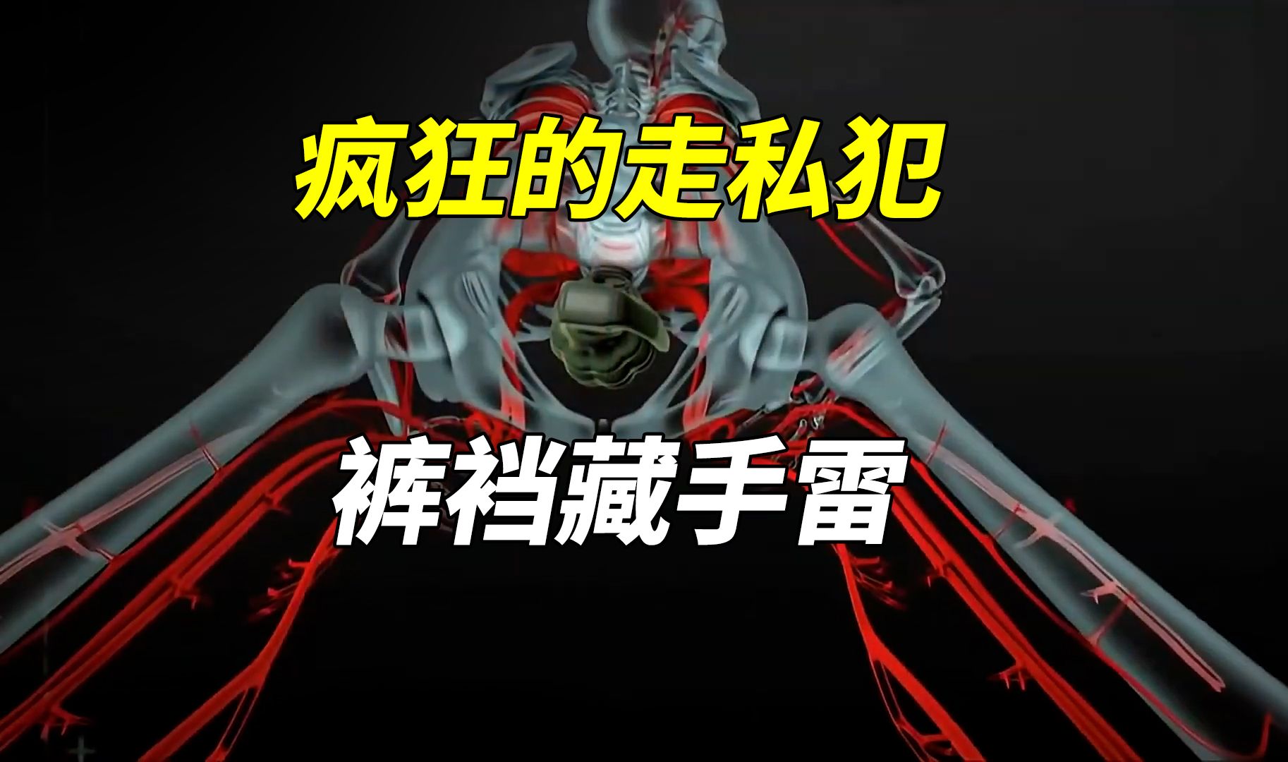 走私犯到底有多疯狂?把手雷藏在裤裆内