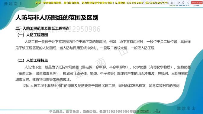 (全网首发)人防地下室全套识图讲解