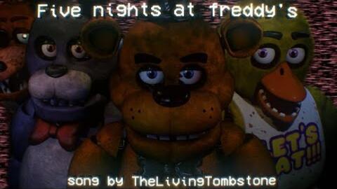 BLENDER/FNAF) Five Nights At Freddy's 1 Song  FNAF ANIMATION AMV (Song  by: TheLivingTombstone) 