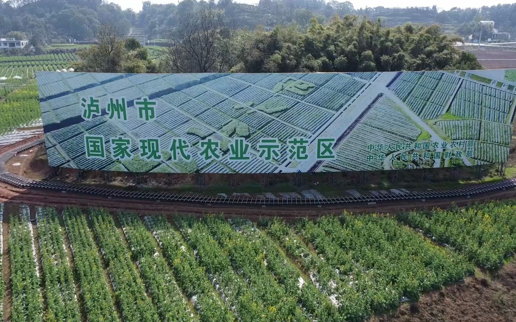 泸州市分水岭镇董允坝现代农业示范区