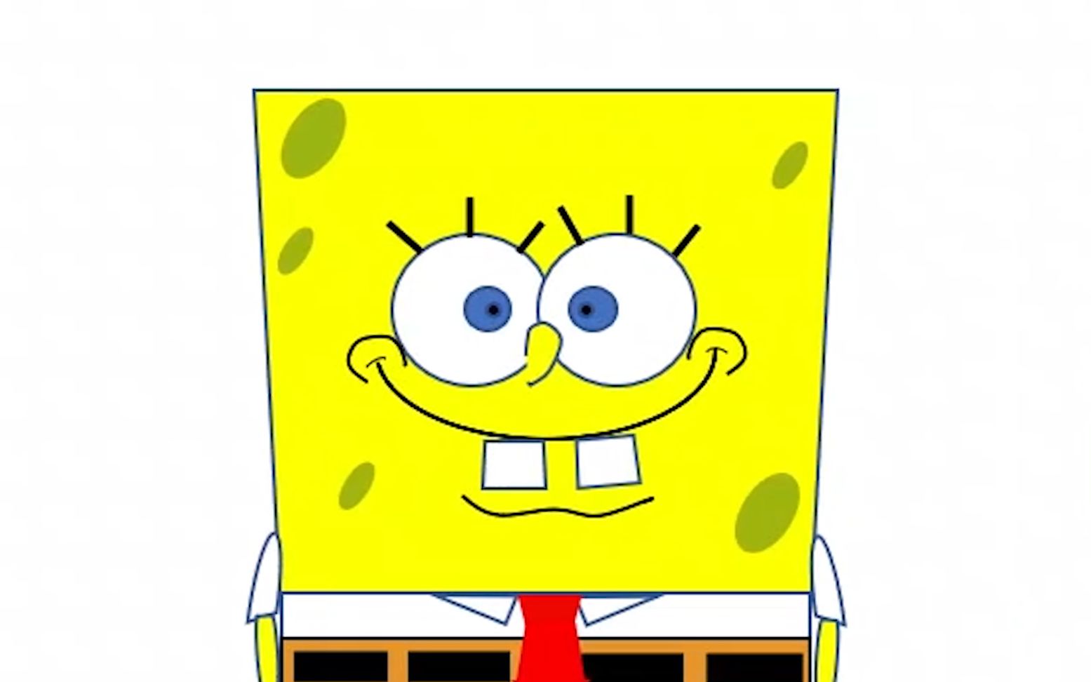 用ppt画海绵宝宝,不喜欢,进来听听音乐也行鸭!